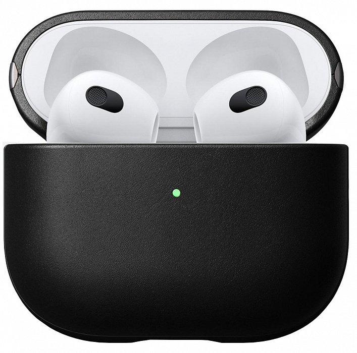 Nomad Rugged Leather Case for AirPod 3rd Generation Black JumpPlus